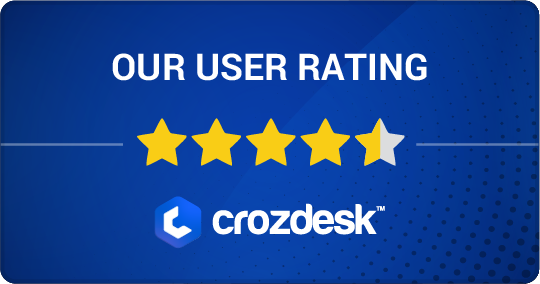 User ratings in Crozdesk